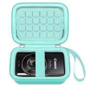 BOVKE Caso de Viaje para Kodak Pixpro C1 - Cámara Digital Ultra compacta, PIXPRO C1 Cámara Digital Bolso de Soporte con Extra Bolsillo de Malla para Cables de Carga, Verde