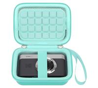 BOVKE Caso de Viaje para Kodak Pixpro C1 - Cámara Digital Ultra compacta, PIXPRO C1 Cámara Digital Bolso de Soporte con Extra Bolsillo de Malla para Cables de Carga, Verde
