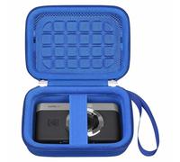 BOVKE Caso de Viaje para Kodak Pixpro C1 - Cámara Digital Ultra compacta, PIXPRO C1 Cámara Digital Bolso de Soporte con Extra Bolsillo de Malla para Cables de Carga, Azul