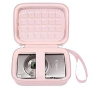 BOVKE Caso de Viaje para Kodak Pixpro C1 - Cámara Digital Ultra compacta, PIXPRO C1 Cámara Digital Bolso de Soporte con Extra Bolsillo de Malla para Cables de Carga, Rosa