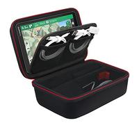 BOVKE Caso GPS Duro para 8 Pulgadas Garmin dezl OTR800 / d? zl OTR810 / DriveSmart 86 / Garmin RV 890 Sistema de navegación GPS, Montaje de fricción, Accesorios Cables, Negro+Negro