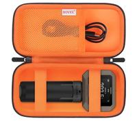 BOVKE Compatible con cronógrafo Compacto Garmin Xero C1 Pro para Disparos a Distancia, Bolsa de Almacenamiento de Viaje Garmin Xero C1 Pro con Espacio Extra para Cables de Carga, Negro