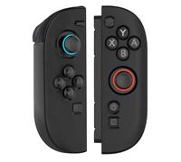 BOVKE Estuche protector para los controladores Joy Con de Switch 2, cubierta protectora de silicona suave compatible con los nuevos consoles Joy-Con de Nintendo Switch 2 de 2025, Negro [video juego]