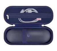 BOVKE Funda de Transporte para Beats Pill - Altavoz Bluetooth portátil, Nuevo Altavoz inalámbrico Beats Pill Bolsa de Viaje con Bolsillo de Malla Extra para Cables de Carga, Accesorios, Azul