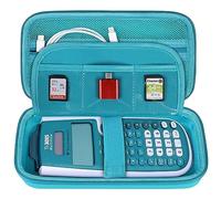 BOVKE Funda de transporte para calculadora científica Texas Instruments TI-30XS Multiview/TI-34 Multiview/TI-36X Pro, bolsillo de malla adicional para cables USB, bolígrafos y otros suministros