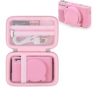 BOVKE Funda Protectora y Cubierta Suave para cámara Digital Canon PowerShot SX740 / SX730, Manga de cámara de Goma de Silicona con Funda Dura para Canon Sx740, Rosa