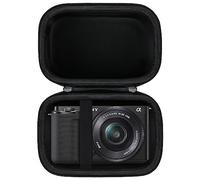 BOVKE La Maleta de Viaje Compatible con Sony Alpha zv - e10 - Cámara Digital vlog sin Espejo APS - C con Lente Intercambiable de 16-50 mm, Negra