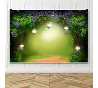 Bovlleetd 2.2x1.5m Cuento de Hadas Bosque Fondo Flor Bosque mágico Bosque Lavanda Paisaje fotografía de Fondo país de Las Maravillas Fondo Chica Fiesta de cumpleaños Estudio de fotografía Accesorios