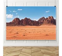 Bovlleetd 2.2x1.5m Paisaje del Desierto Fondo de Pegamento Negro Atardecer Paisaje del Desierto Fondo de la montaña de Roca Fondo de la Planta Salvaje fotografía de Video