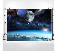 Bovlleetd 2.7x1.8m Fondo de Nebulosa de Galaxia Espacial, Cielo Nocturno Estrellado, Fondo de Universo de Galaxia, Estrellas, Espacio Exterior, Papel Tapiz para Pancarta de Fiesta de Baby Shower