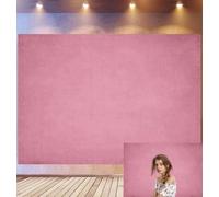 Bovlleetd 4,2x3m Fondo Lienzo Texturizado Rosa Vintage, Superficie de Tela Desgastada Rústica Decoración Fondo Fotográfico, Accesorios Estudio Fotográfico Estilo Dulce Romántico
