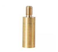 BOVUXKJH 2 Piezas Adaptador Antena Coche M6 a M7 Conector Metal Rosca Adaptador Antena Auto Perno Rosca M7 Interna M6 Externa Conector Antena Vehículo Cobre, 3 Piezas