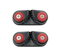 BOVUXKJH 2 Piezas de Mordaza de Leva de Aluminio con Rodamiento de Bolas para Veleros, Mordaza de Leva de Entrada Rápida para Línea de 15 Mm