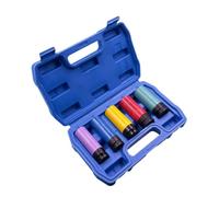 BOVUXKJH Juego de 5 Llaves de Vaso de 1/2 Pulgada para Ruedas, Herramientas Portátiles para Neumáticos Y Herramientas para Extraer Tuercas.