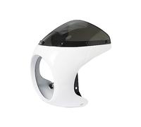 BOVUXKJH Pantalla para Faro Delantera Cúpula Deflectora Protector Parabrisas Repuesto Universal Motocicleta Material PP Adecuada para Suministros