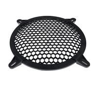 BOVUXKJH Rejilla de Cubierta de Malla Universal de Plástico para Altavoz, Subwoofer Y Amplificador de Coche, Negro 8