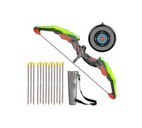 Bow And Archer Set - Archery Toy Set - Led with 13 Suction Cup Arrows, & Quiver[HsSs]