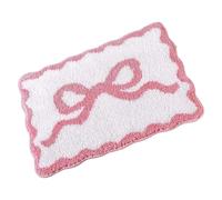 Bow Bathroom Rug - 16x24 Inch Soft Non-Slip Rug For Girls