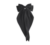 Bow Claw Clip, Bow Clips for Women, Satin Hairclips for Women, Aesthetic Hair Bows, Large Claw Hair Clips, Hair Barrettes for Thick Hair, Elegant Satin Hair Bows, Long-Tail Hair Clips