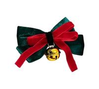 Bow Clips for Hair | Christmas Hair Bows with Bell Stocking Hairpin - festive and fun hair accessories for the holiday season, designed for both kids and adults, perfect for holiday parties and celebr