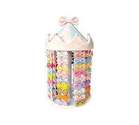 Bow Display Rack - Hair Clip Holder Organizer Stand for Decorative Storage | Resin Functional with Build, Accessory for Vanity Girls Room Counter Nursery Dresser Bedroom Home Desktop 8.66×15.35 in