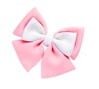 Bow for Motorcycle Helmet - 9,84 inch 3D Large Fabric Bow | Cute Girly Space Cotton Helmet Decor | Self Adhesive Car Accessory for Women Bike. Ligero 30 g, universal Fit