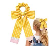 Bow Scrunchies Holder Back to School Hair Ties Fabric Ponytail