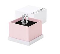 Bow Sterling Silver Ring with Clear Cubic Zirconia