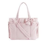 Bow Tote - Cute Purse for Women, Elegant Embossed Bow Handbag with Design | Lightweight Clutch for Girls and Teens | Perfect for Work, Party, Wedding, Travel, and Daily Outings
