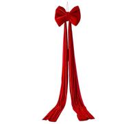 Bow Tree Topper | Pre Tied Large Reusable Ornament - Giant Christmas Tree Bow | for Outdoor Indoor Fence Front Staircase Backdrop Home Holiday Fall Valentine