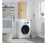 BOWEKAM Armario de pared de roble Sonoma, 34,5 x 34 x 90 cm, muebles de madera, armarios y almacenamiento, bufés y aparadores