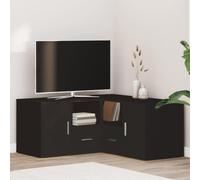 BOWEKAM Armario esquinero para armarios y almacenamiento, color negro, 160 x 40 x 45 cm, madera de ingeniería