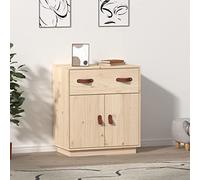 BOWEKAM Armarios y almacenamiento-buffets y aparadores-aparador 65,5 x 40 x 75 cm madera maciza de pino