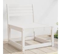 BOWEKAM Asientos al aire libre, sofás de exterior, sofá de jardín, madera maciza de pino blanco