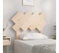 BOWEKAM Cabecero de cama para hogar y jardín, 92 x 3 x 81 cm, madera maciza de pino, elección de muebles