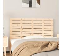 BOWEKAM Cabecero de pared para hogar y jardín, 126 x 3 x 63 cm, madera maciza de pino, elección de muebles
