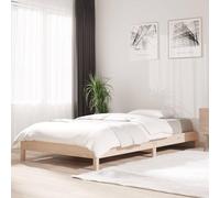 BOWEKAM Camas y accesorios-Camas y marcos de cama-cama apilable sin colchón, 100 x 200 cm, madera maciza de pino