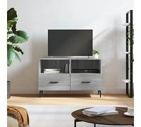 BOWEKAM Casa y Jardín TV Armario Gris Sonoma 80x36x50 cm Engineered Wood-Furniture Choice
