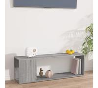 BOWEKAM Centros de entretenimiento y soportes de TV - Mueble de TV gris Sonoma 100 x 24 x 32 cm madera de ingeniería