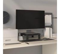 BOWEKAM Centros de entretenimiento y soportes de TV, soporte para monitor, color negro, 33,5 x 34 x 10,5 cm