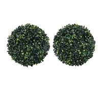 BOWEKAM Decor-Flor artificial - Bolas de boj artificiales (2 unidades, 45 cm)