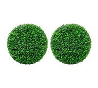 BOWEKAM Decor-Flor artificial - Bolas de boj artificiales (2 unidades, 55 cm)