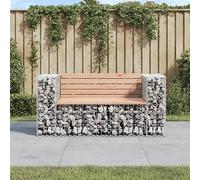 BOWEKAM Douglas - Banco de jardín (143 x 71 x 65,5 cm), diseño de gaviones