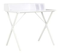BOWEKAM Escritorio blanco para hogar y jardín, 80 x 50 x 84 cm, elección de muebles