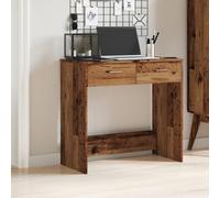 BOWEKAM Escritorio de madera antigua para hogar y jardín, 80 x 40 x 75 cm, elección de muebles de madera