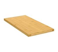 BOWEKAM Estante de pared de 40 x 20 x 1,5 cm, muebles de bambú, estanterías, estantes de pared y repisas
