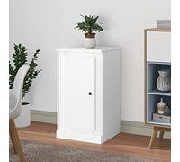 BOWEKAM Gabinetes y almacenamiento-buffets y aparadores-aparador blanco 37,5x35,5x67,5 cm madera de ingeniería