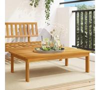 BOWEKAM Hogar & Jardín-Mesa de jardín 100x60x30 cm Madera maciza Acacia Muebles Elección