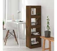 BOWEKAM Hogar y Jardín-Libro/Divisor de espacio Roble Marrón 40x30x135 cm-Muebles Elección
