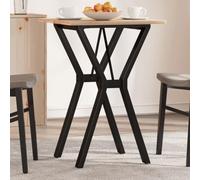 BOWEKAM Hogar y jardín - Patas de mesa de comedor Marco Y 40 x 40 x 73 cm Elección de equipamiento de acero